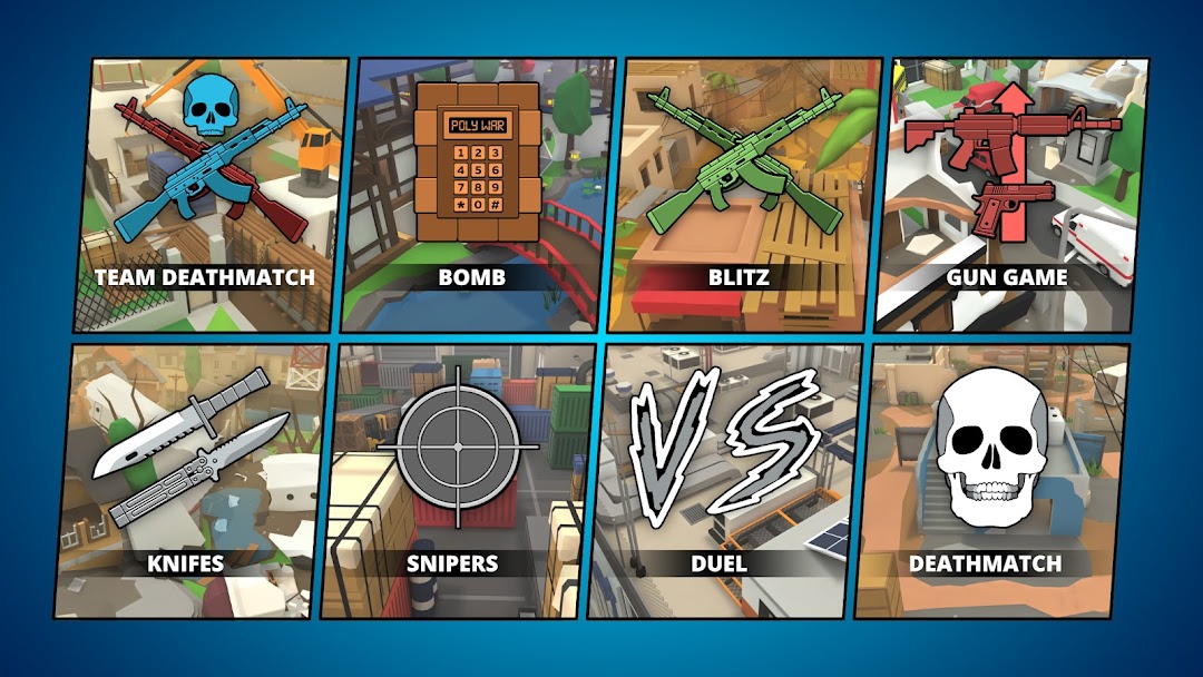 POLYWAR: 3D FPS online shooter mod apk screenshot 6