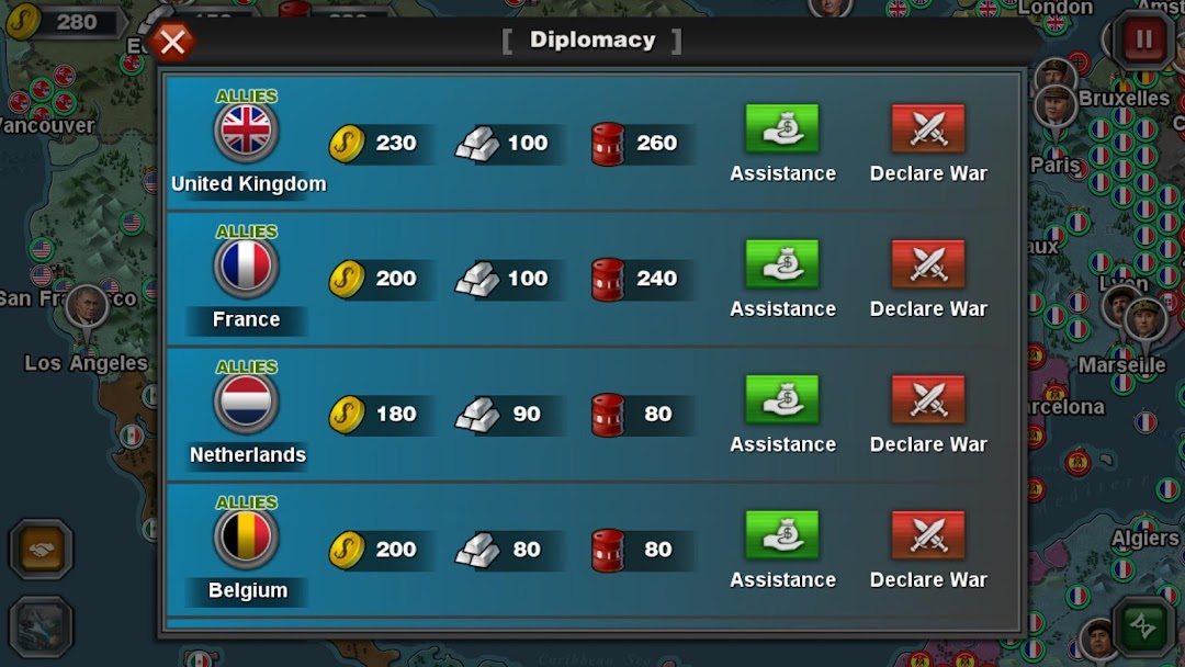 World Conqueror 3-WW2 Strategy mod apk screenshot 6