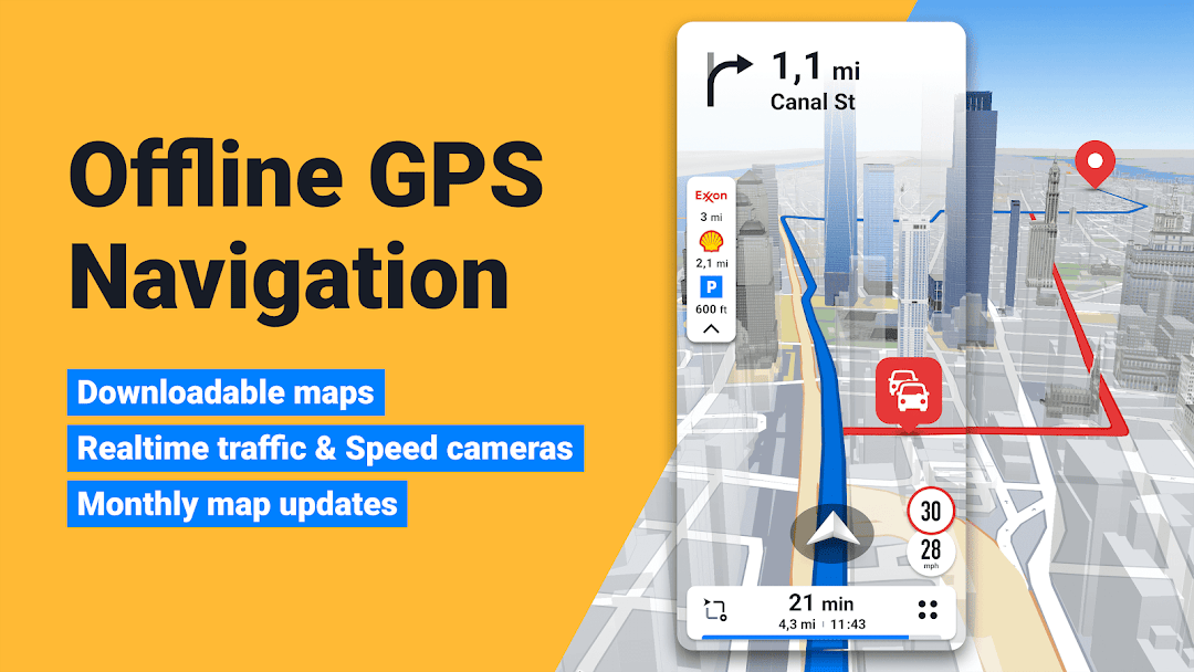 Sygic GPS Navigation & Maps mod apk screenshot 1