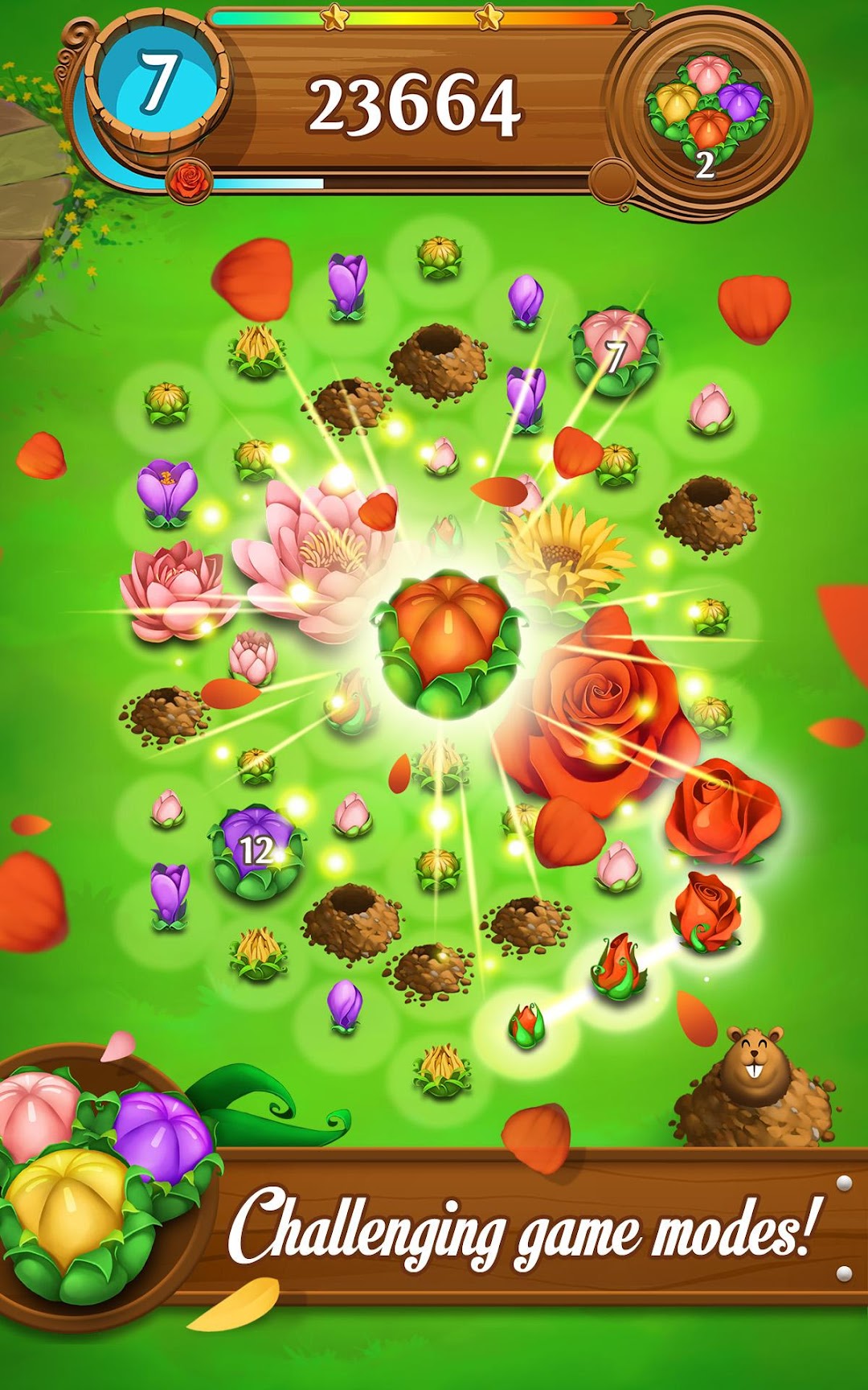 Blossom Blast Saga mod apk screenshot 8