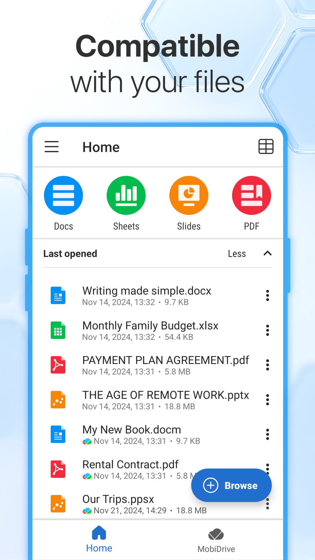 MobiOffice: Word, Sheets, PDF mod apk screenshot 7