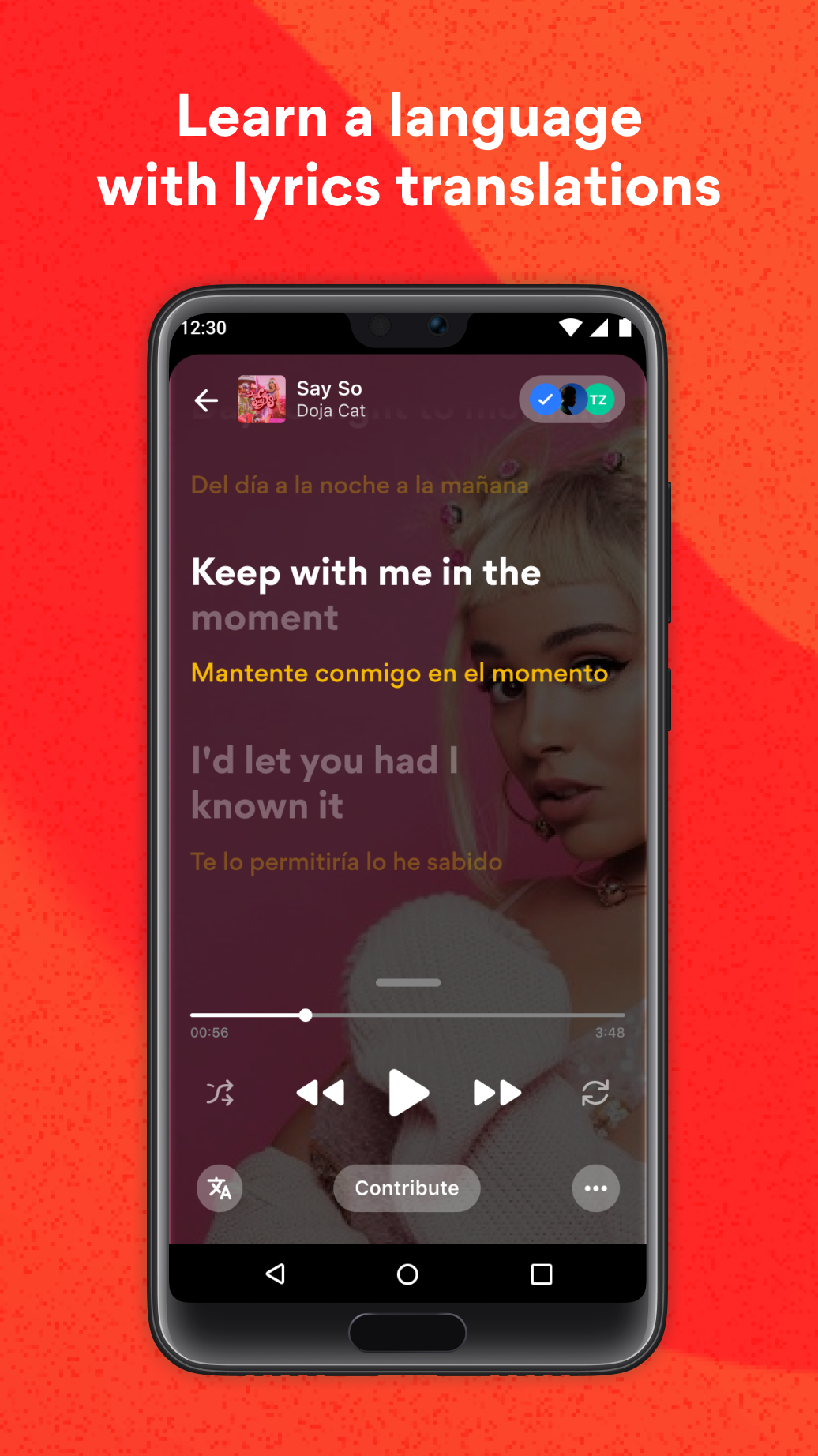Musixmatch: lyrics finder mod apk screenshot 3