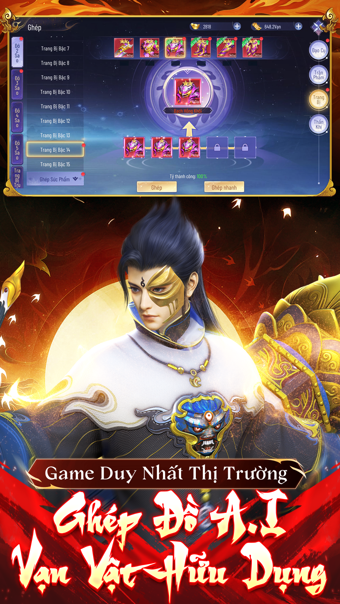 Chiến Hỏa Tam Giới mod apk screenshot 5