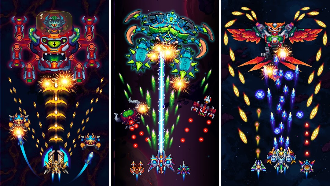 Galaxiga: Galaxy Arcade Game mod apk screenshot 6