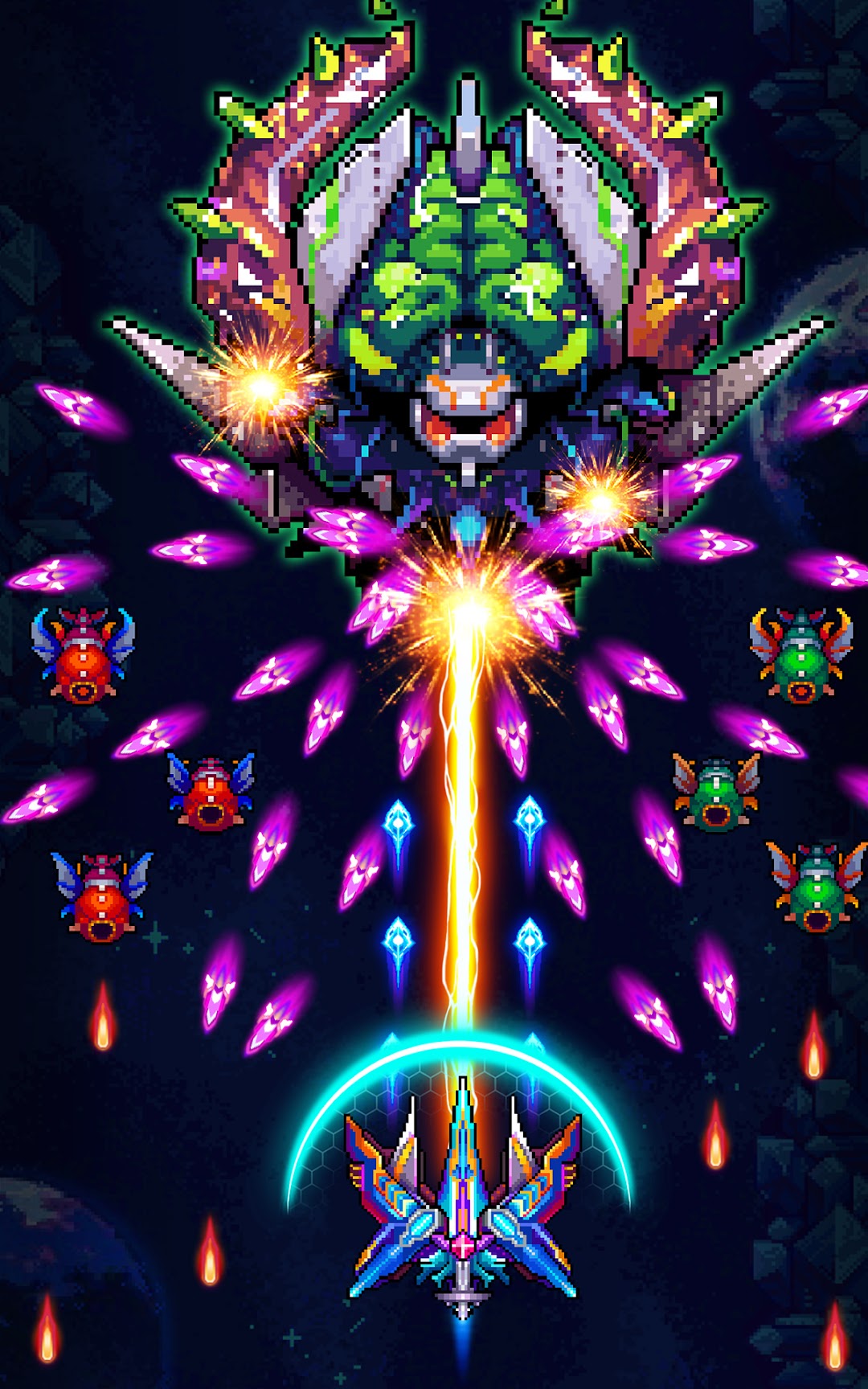 Galaxiga: Galaxy Arcade Game mod apk screenshot 8