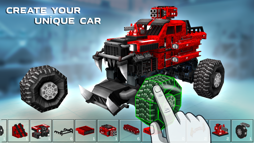Blocky Cars online games mod apk screenshot 7