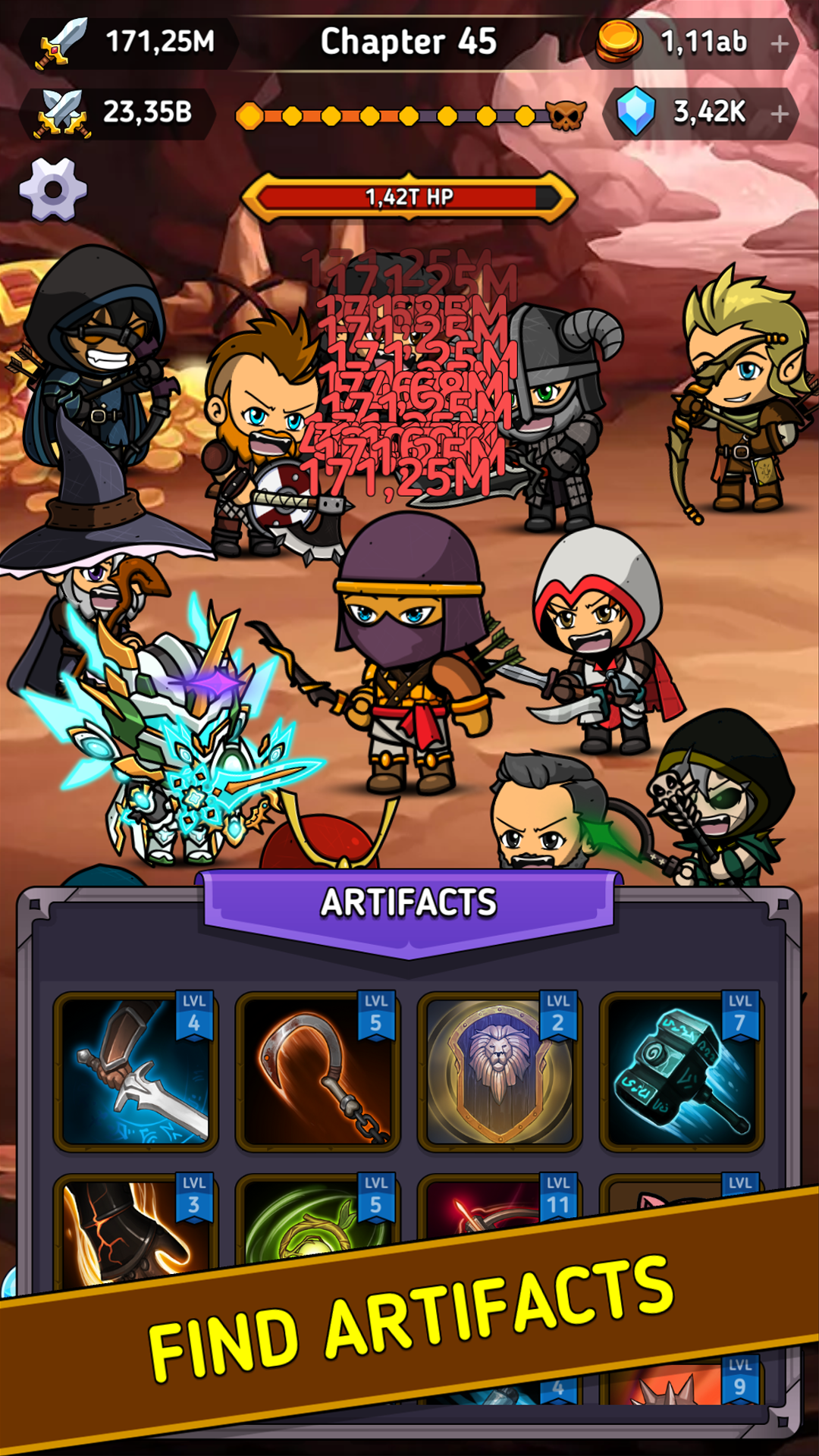 Tap Hero Clicker: Idle RPG mod apk screenshot 7