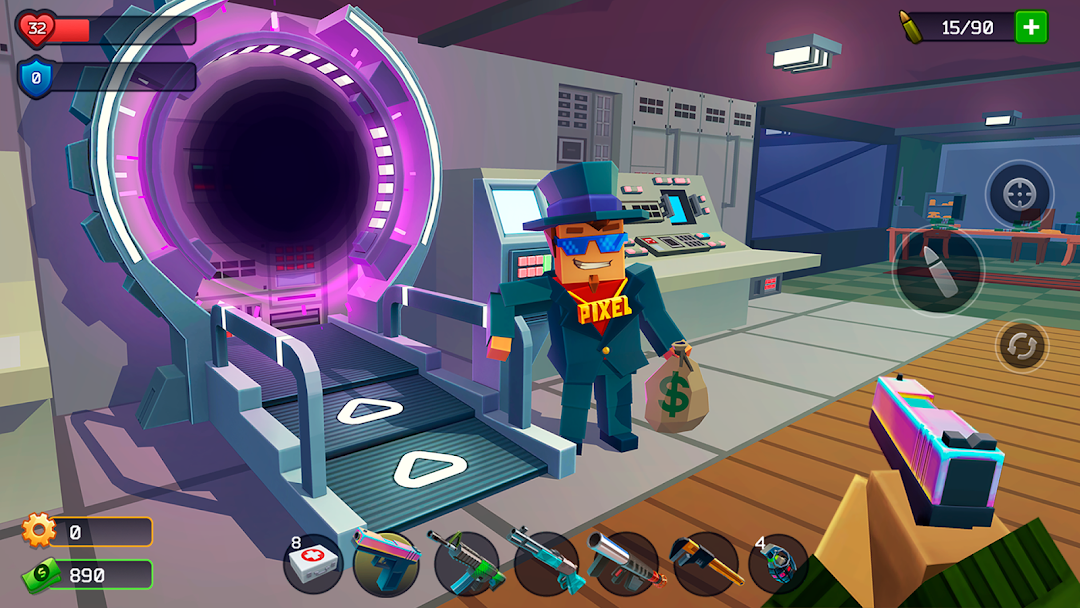 Pixel Combat: Zombies Strike mod apk screenshot 1