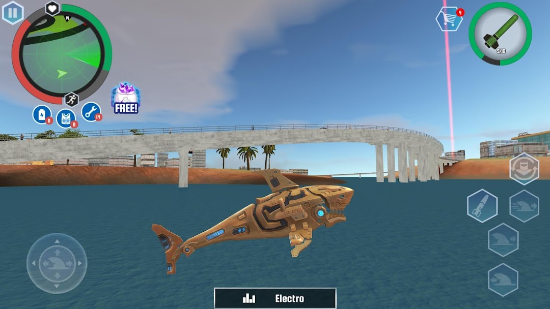 Robot Shark mod apk screenshot 6