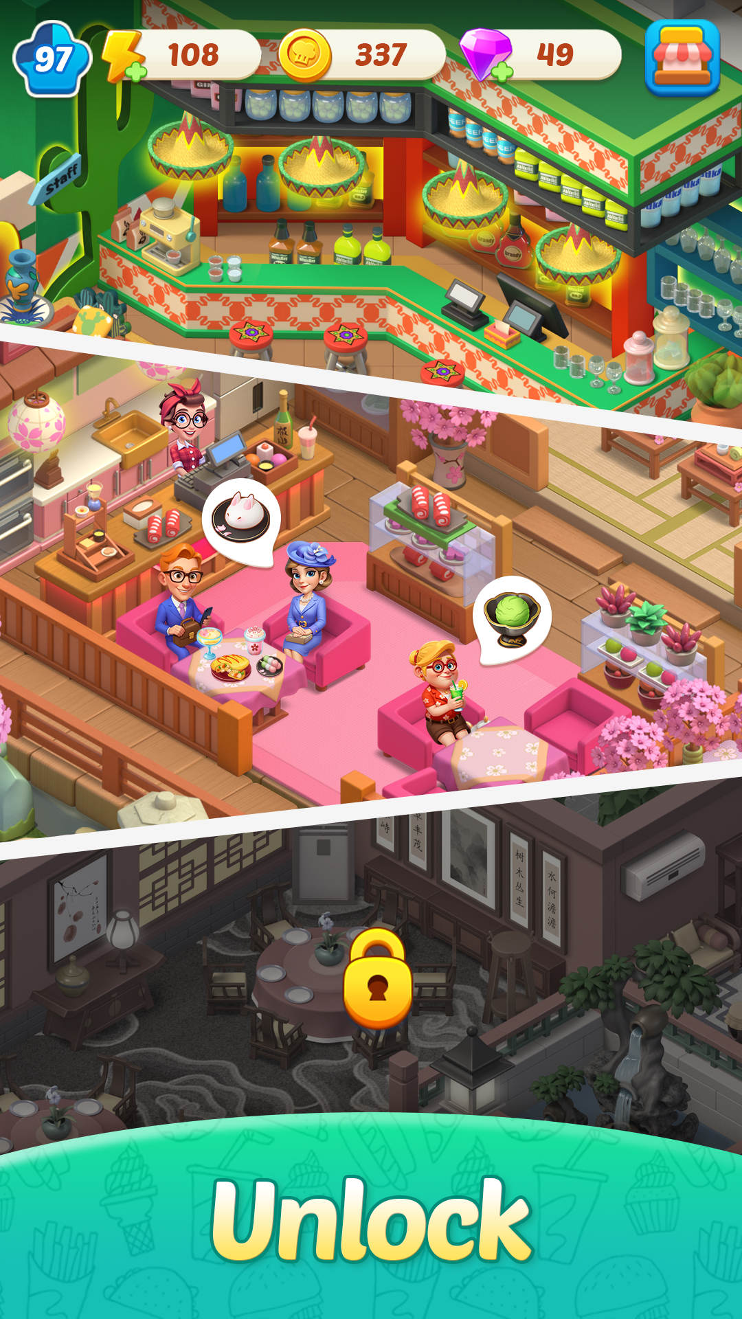 Merge Cooking® mod apk screenshot 6