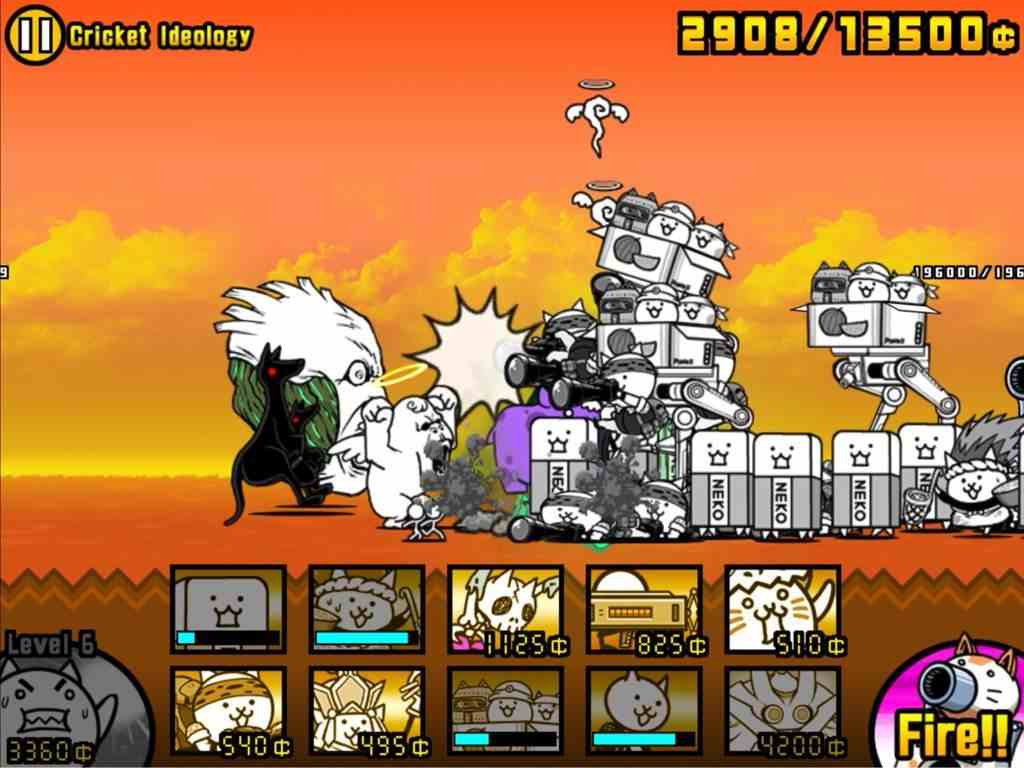 The Battle Cats mod apk screenshot