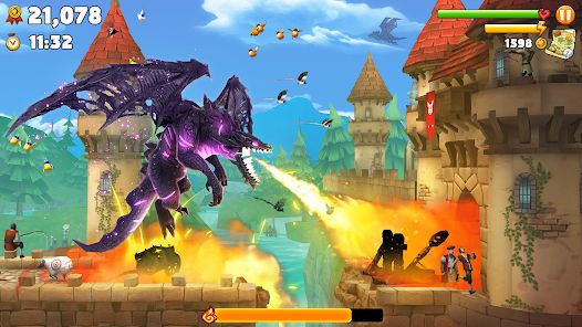 Hungry Dragon mod apk screenshot