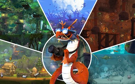 Hungry Dragon mod apk screenshot