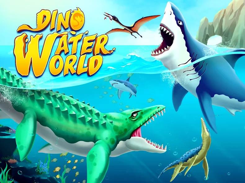 Jurassic Dino Water World MOD (Pro Menu, Infinite Money, Diamonds) APK 15.0