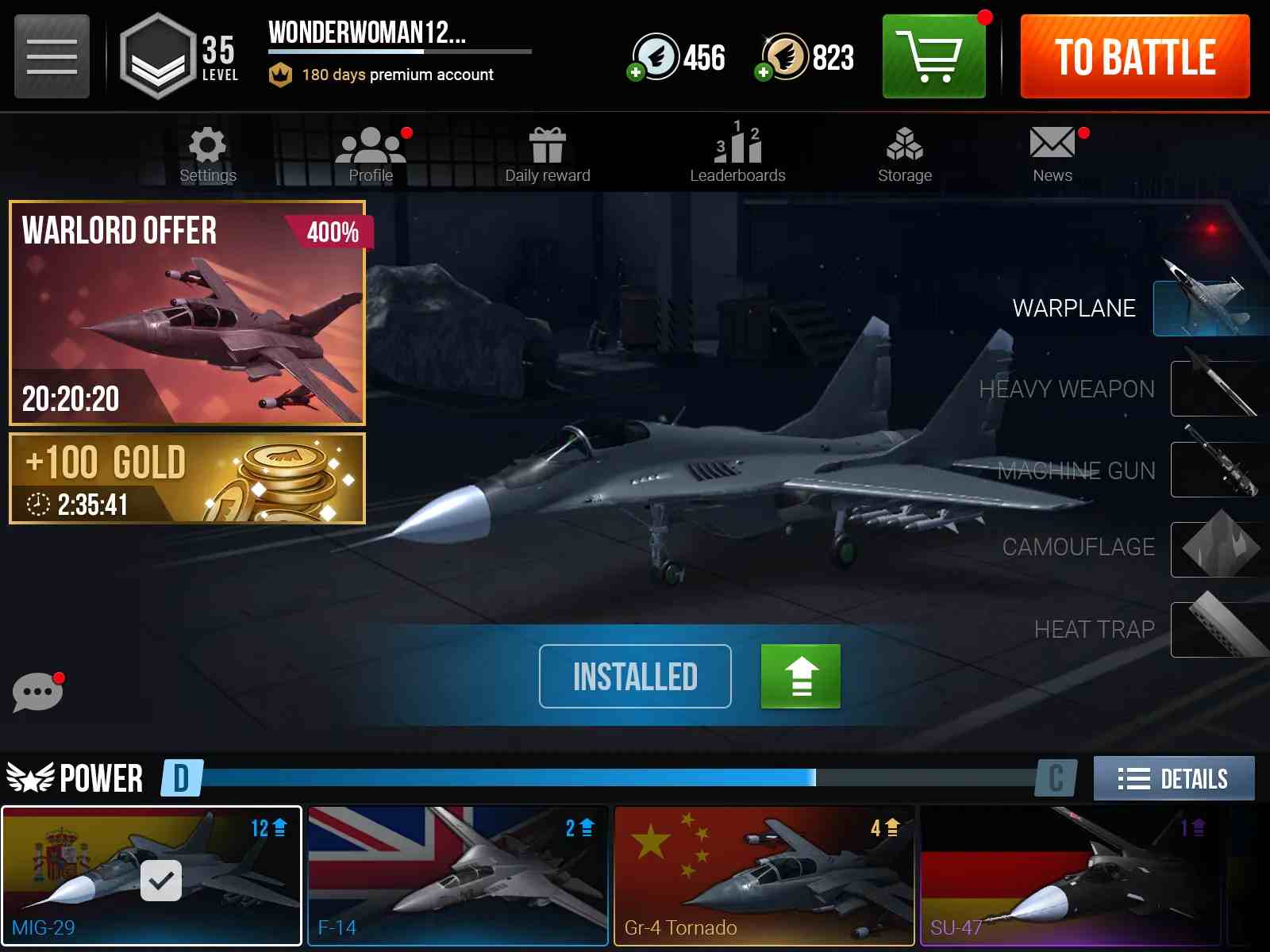 Modern Warplanes: PvP Warfare mod apk screenshot