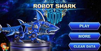 Hack Robot Shark MOD (Pro Menu, Infinite Money, Diamonds, Upgrade Points) APK 3.4.9 image