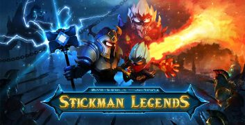 Stickman Legends MOD (Pro Menu, Infinite Money, Max Level, Immortality) APK 7.0.1 image