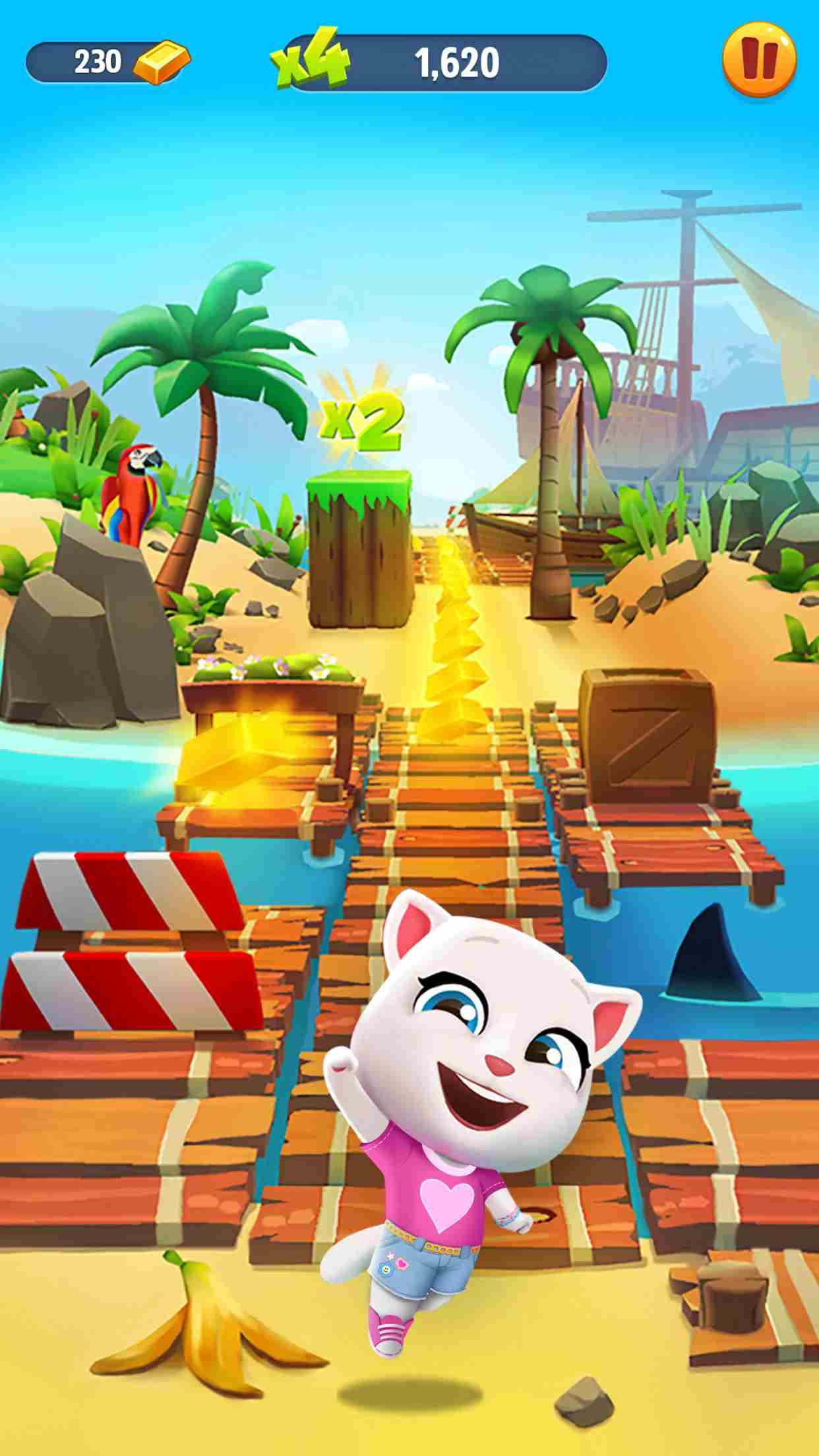 Talking Tom Gold Run mod apk screenshot