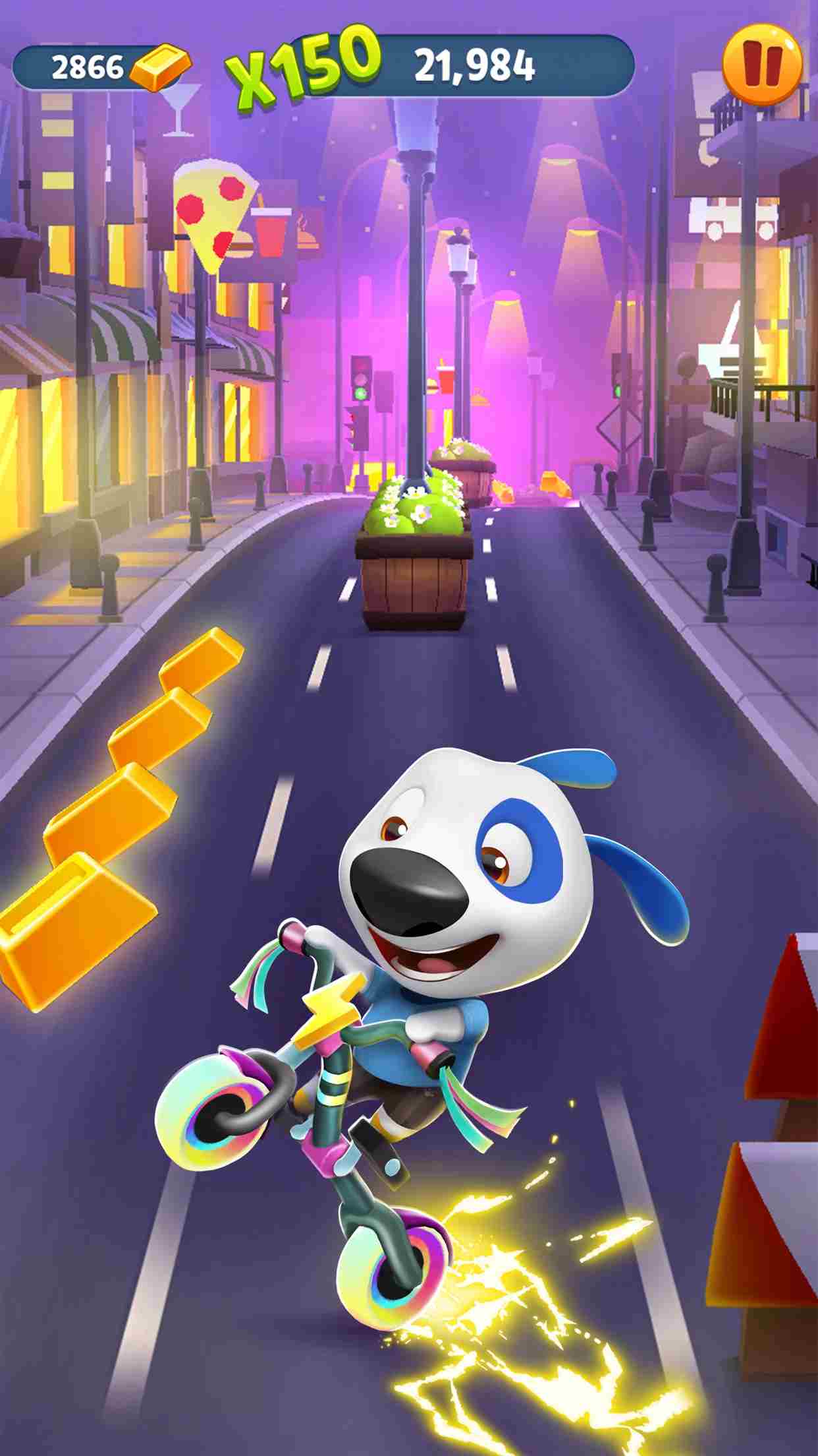 Talking Tom Gold Run mod apk screenshot