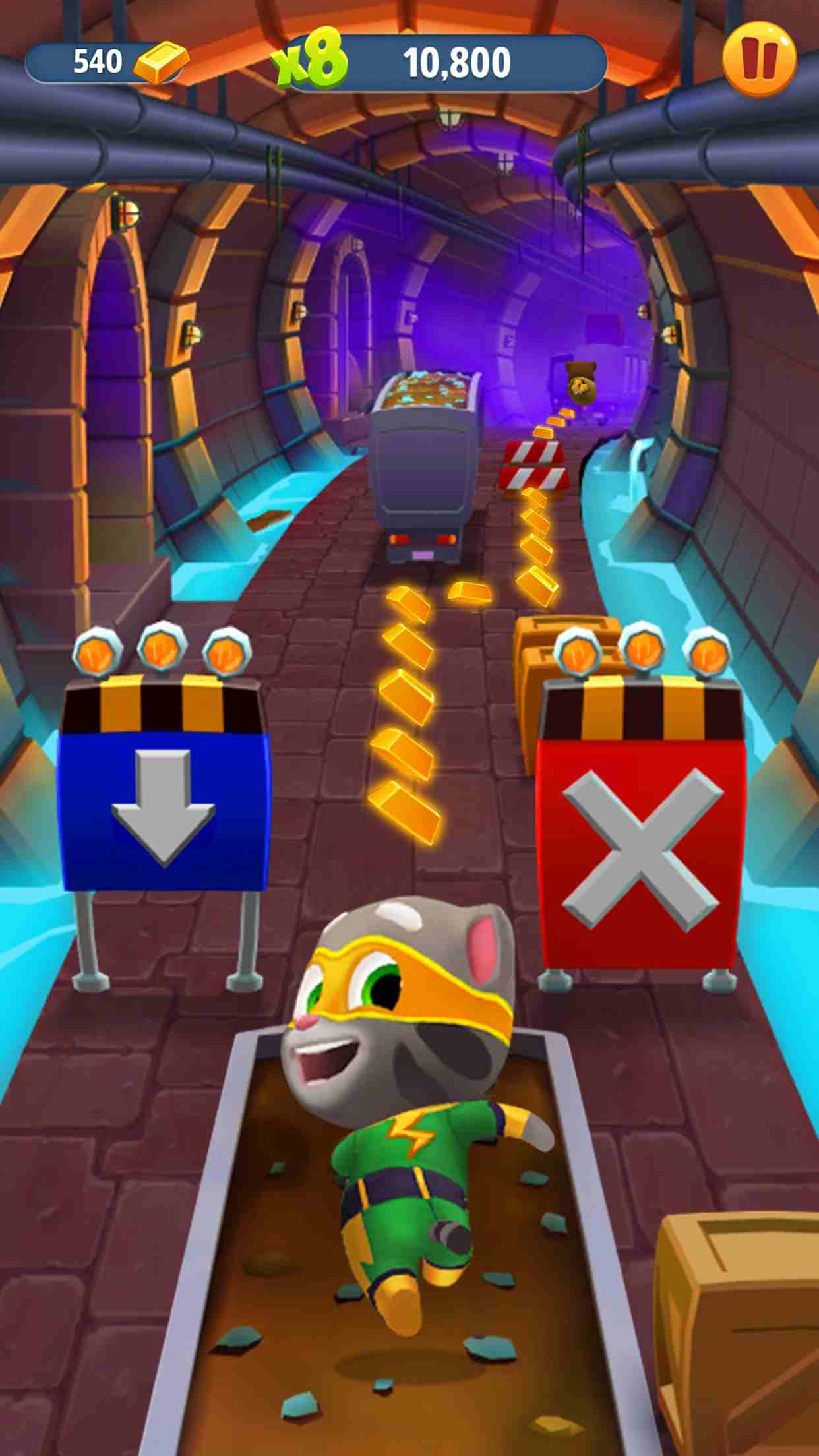 Talking Tom Gold Run mod apk screenshot