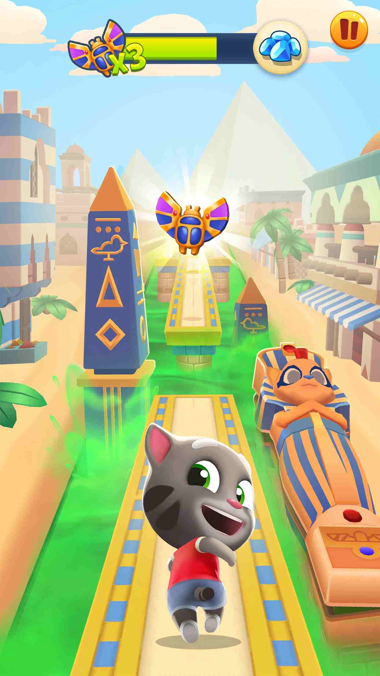 Talking Tom Gold Run mod apk screenshot