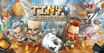 Hack Tiny Gladiators MOD (Menu Pro, Tiền Full, Kim Cương, Một Chém, Không Chết) APK 2.5.1 image