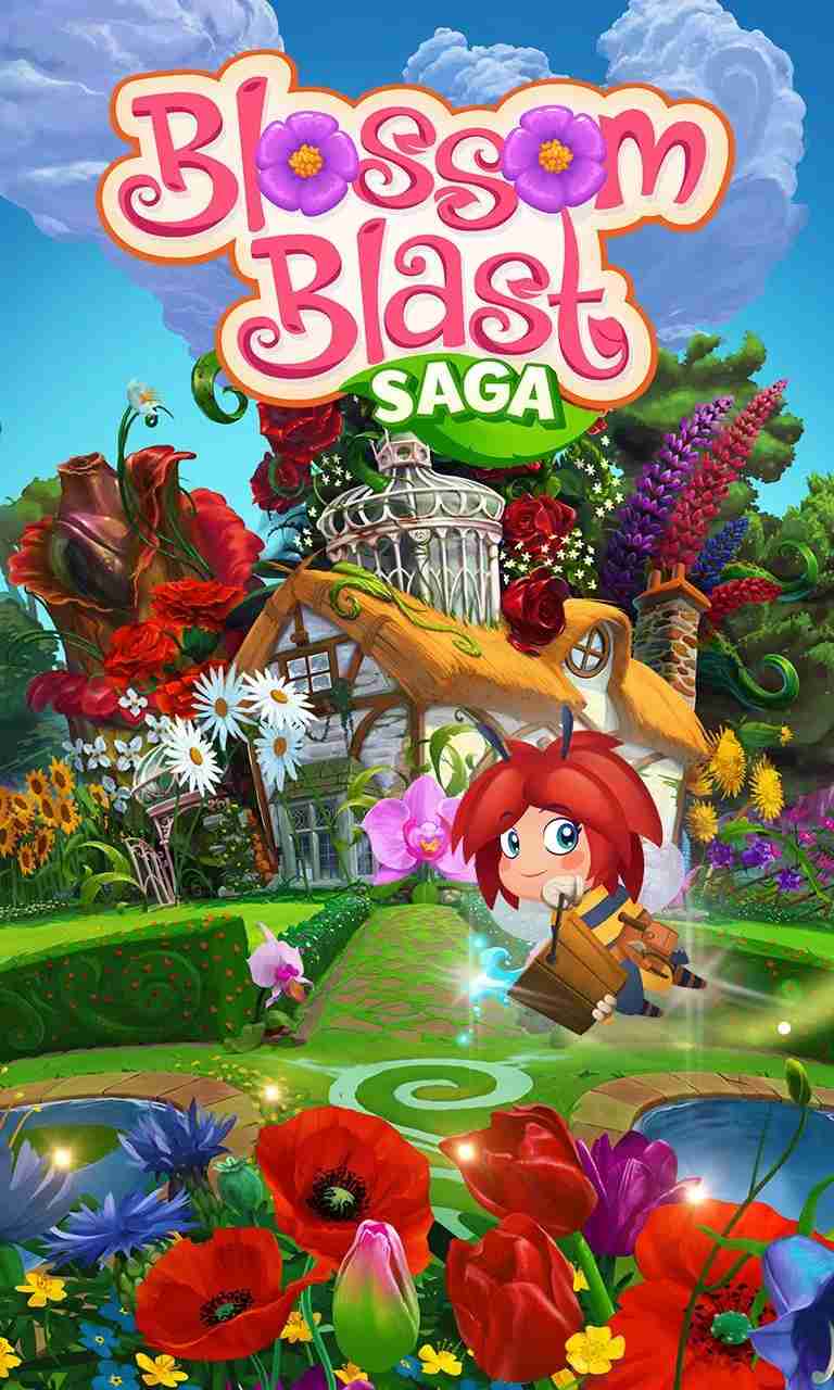 Blossom Blast Saga mod apk screenshot