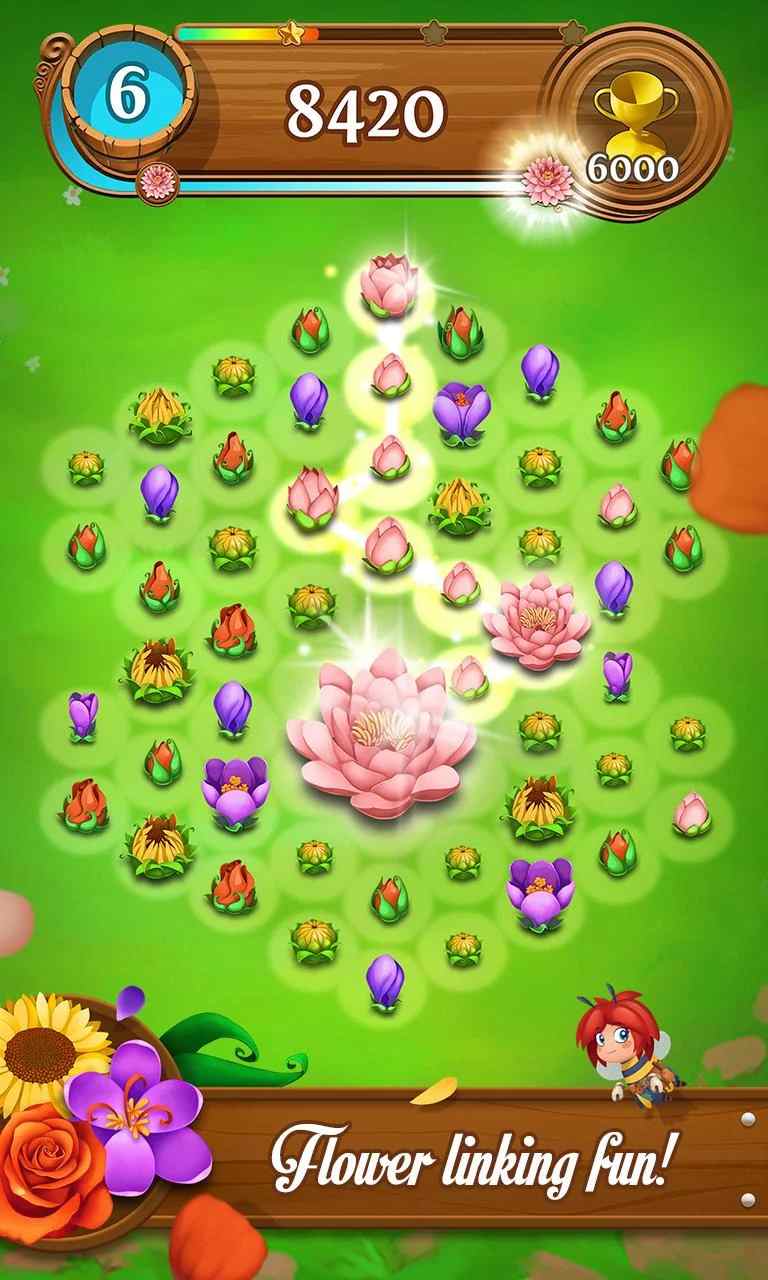 Blossom Blast Saga mod apk screenshot