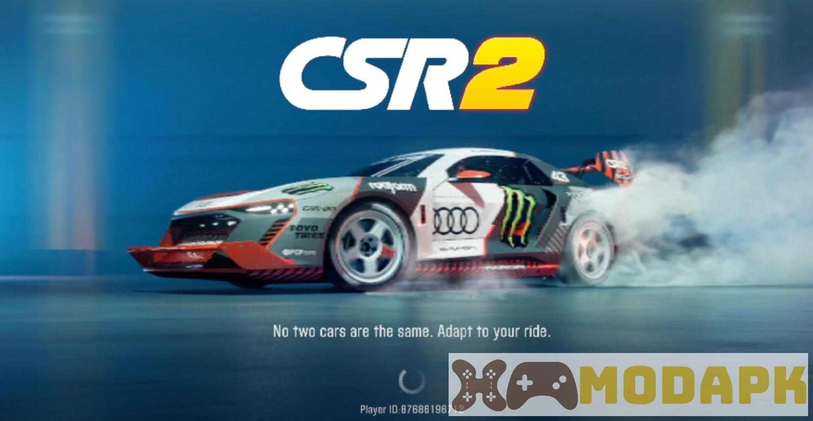 CSR 2 Realistic Drag Racing APK MOD (Menu Pro, Infinite Money, Gold, Full Fuel, All Vehicles) 3.7.539.202345315
