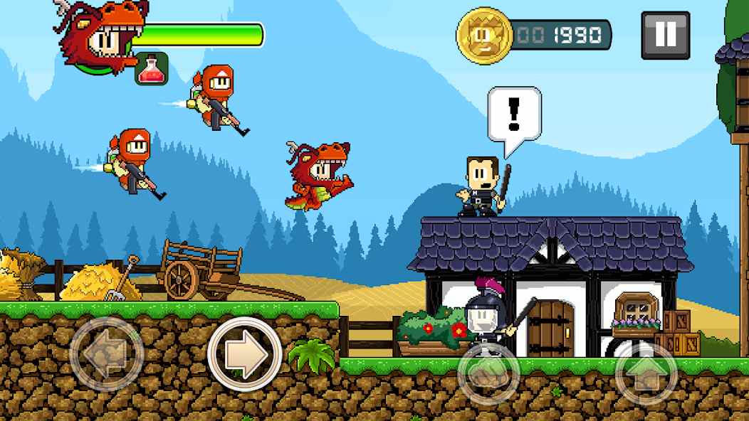 Dan the Man: Action Platformer mod apk screenshot