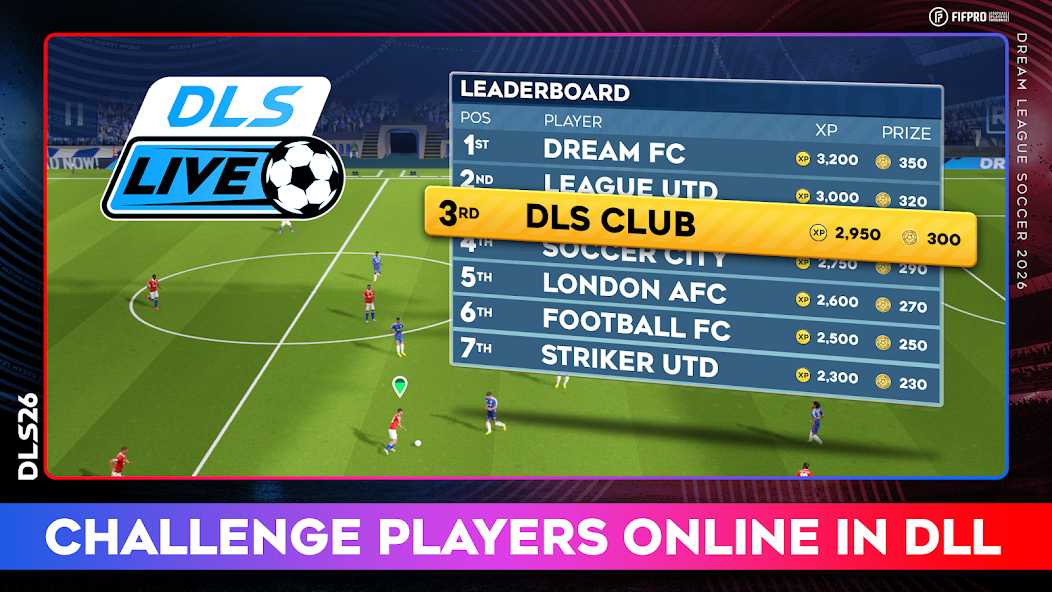 Dream League Soccer 2025 mod apk screenshot