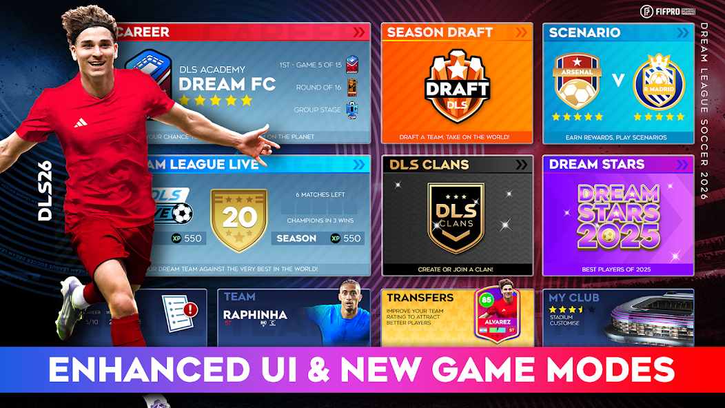 Dream League Soccer 2025 mod apk screenshot