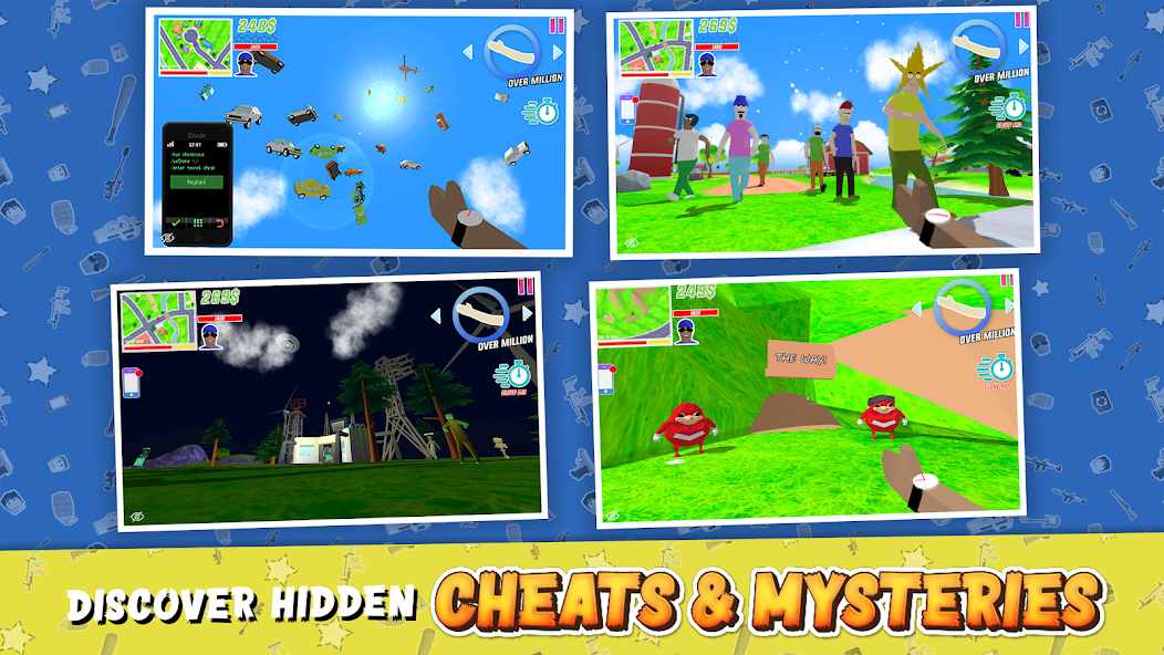 Dude Theft Wars mod apk screenshot