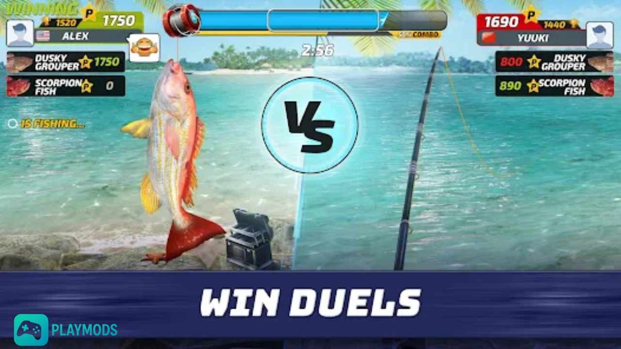 Fishing Clash mod apk screenshot