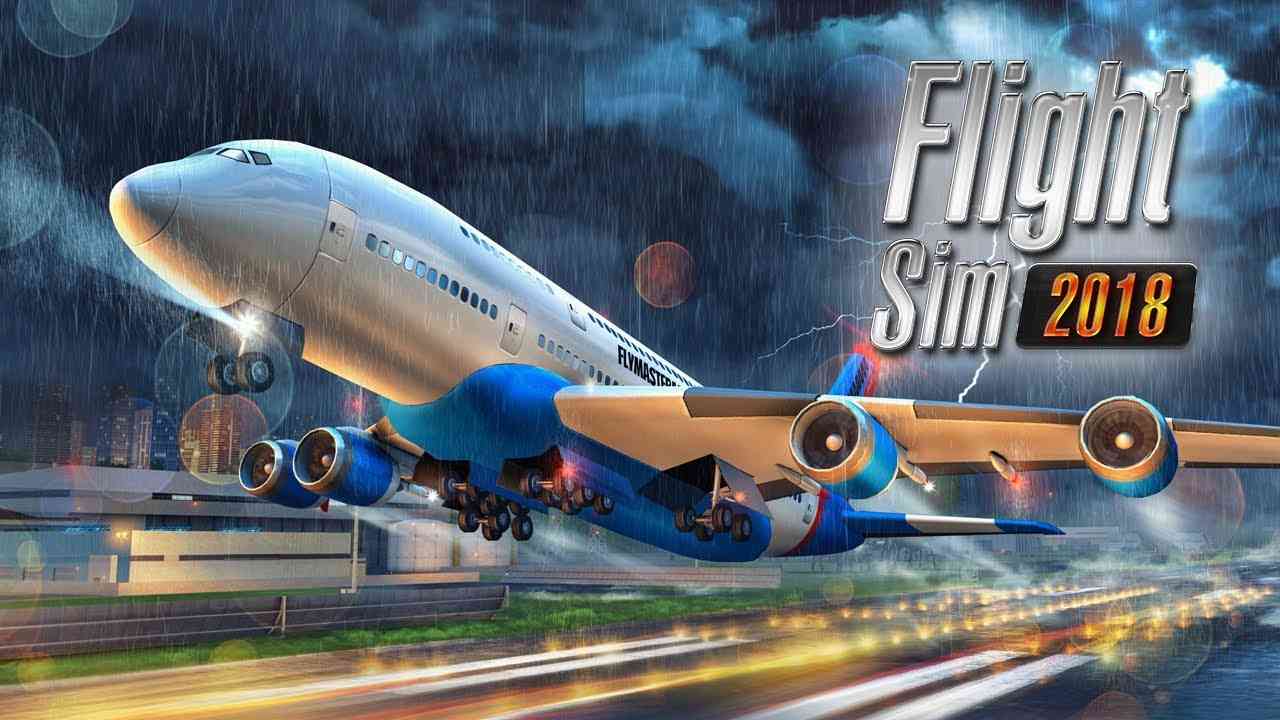 Flight Sim 2018 MOD APK (Tiền Full, Tất Cả Máy Bay) 3.7.539.202345315