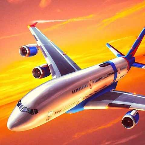 Flight Sim 2018 MOD APK (Tiền Full, Tất Cả Máy Bay) 3.7.539.202345315 icon