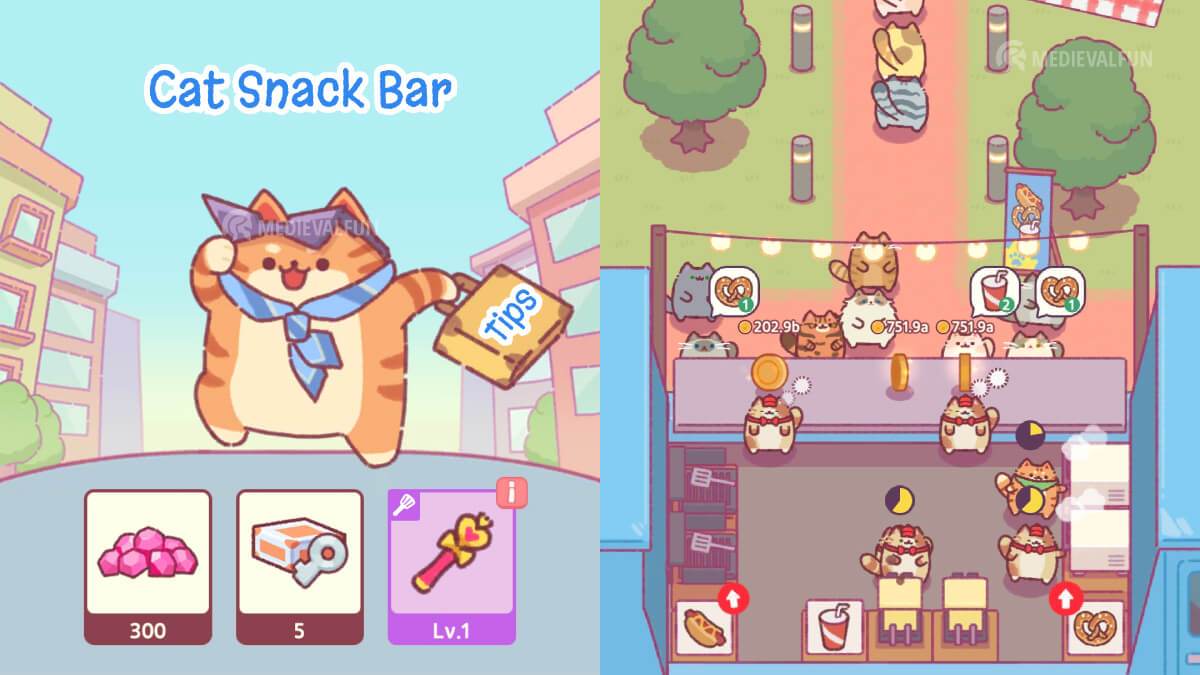 Game Cat Snack Bar MOD