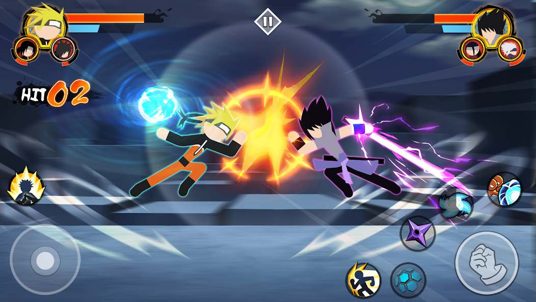 Game Stickman Ninja Hack MOD – 3v3 Battle MOD