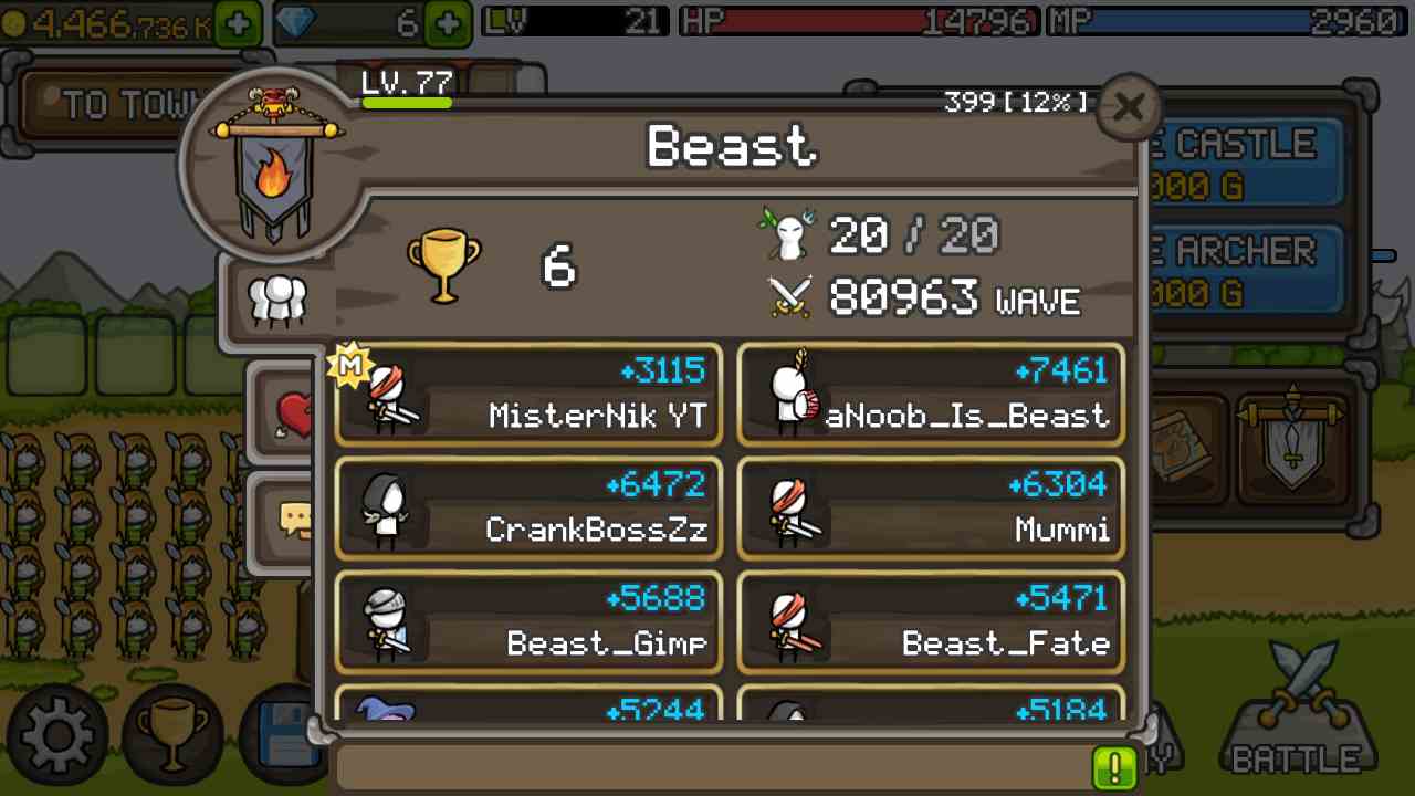 Grow Castle mod apk screenshot