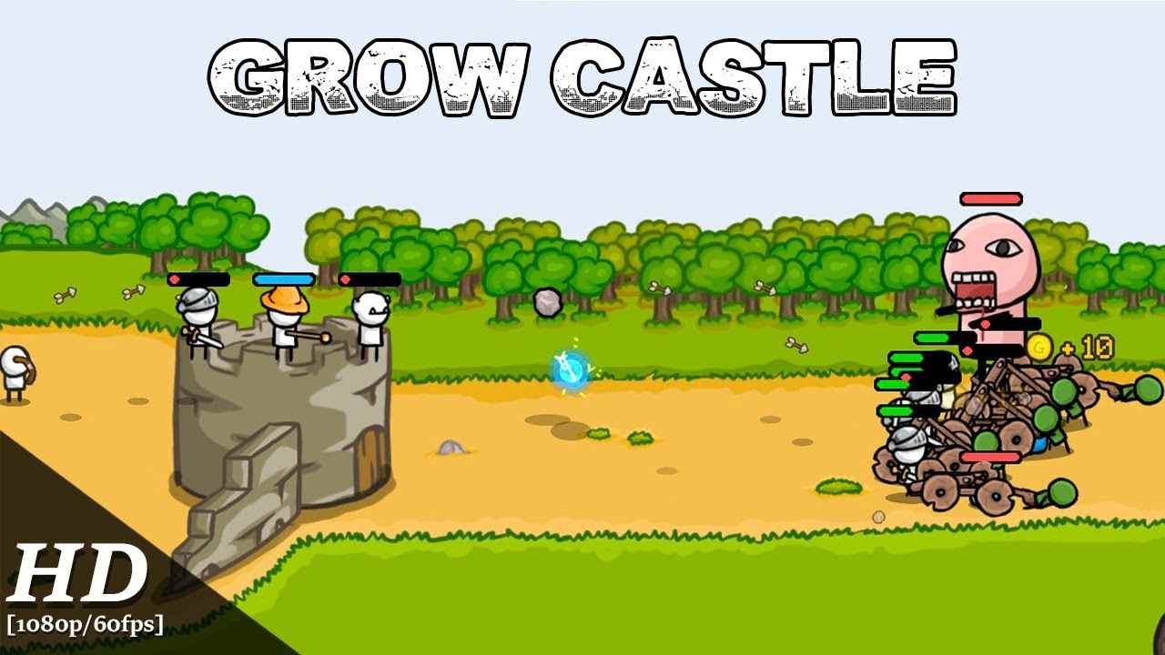 Grow Castle MOD (Pro Menu, Infinite Money, Diamonds, Max Level) APK 1.39.6