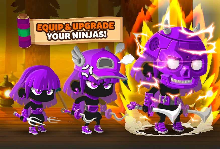 Ninja Dash Run - Offline Game mod apk screenshot