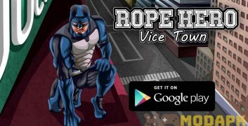 Hack Rope Hero: Vice Town MOD (Pro Menu, Infinite Money, Diamonds, No Death) APK 6.7.8 image