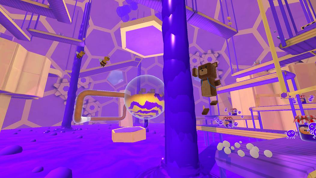 Super Bear Adventure mod apk screenshot