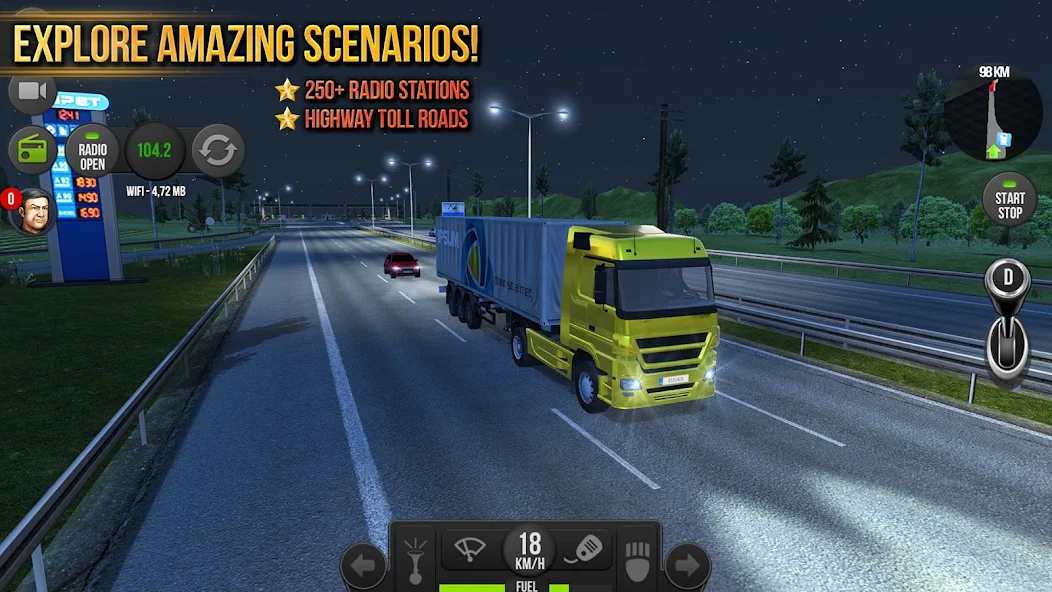Truck Simulator: Europe mod apk screenshot