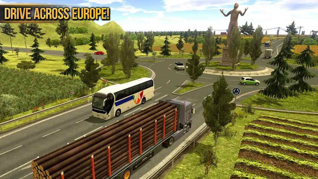 Truck Simulator: Europe mod apk screenshot