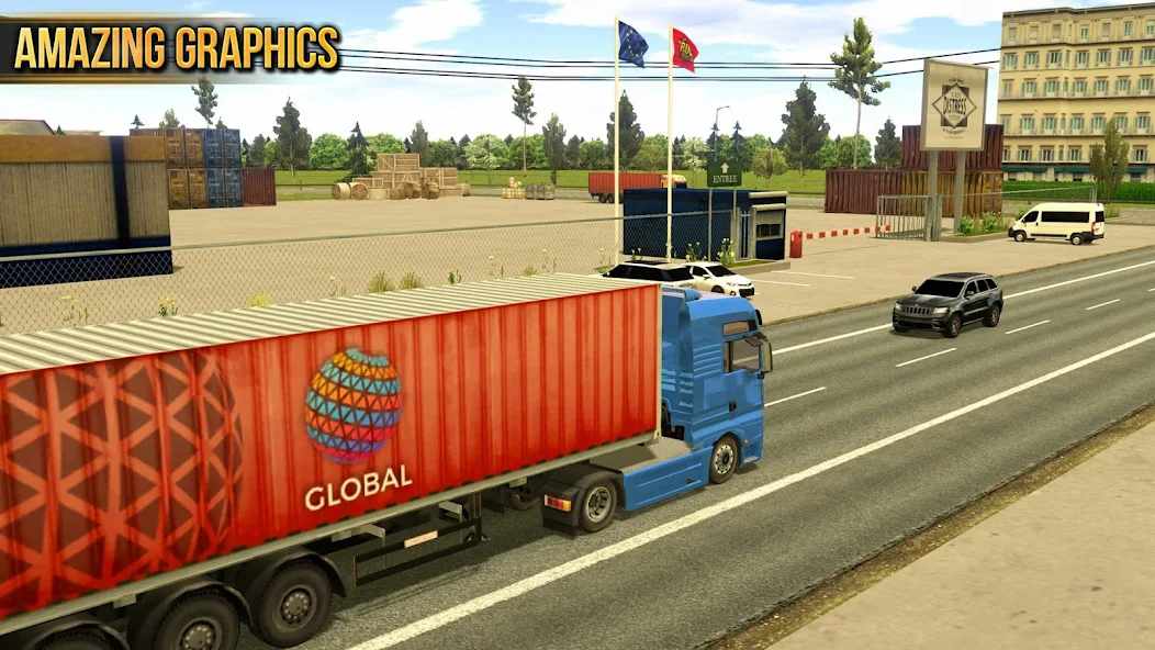 Truck Simulator: Europe mod apk screenshot