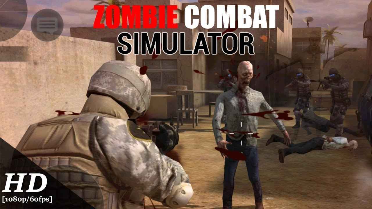 Zombie Combat Simulator MOD (Menu Pro, Tiền Full, Full Đạn, Giết 1Hit, Không Chết) APK 1.5.4