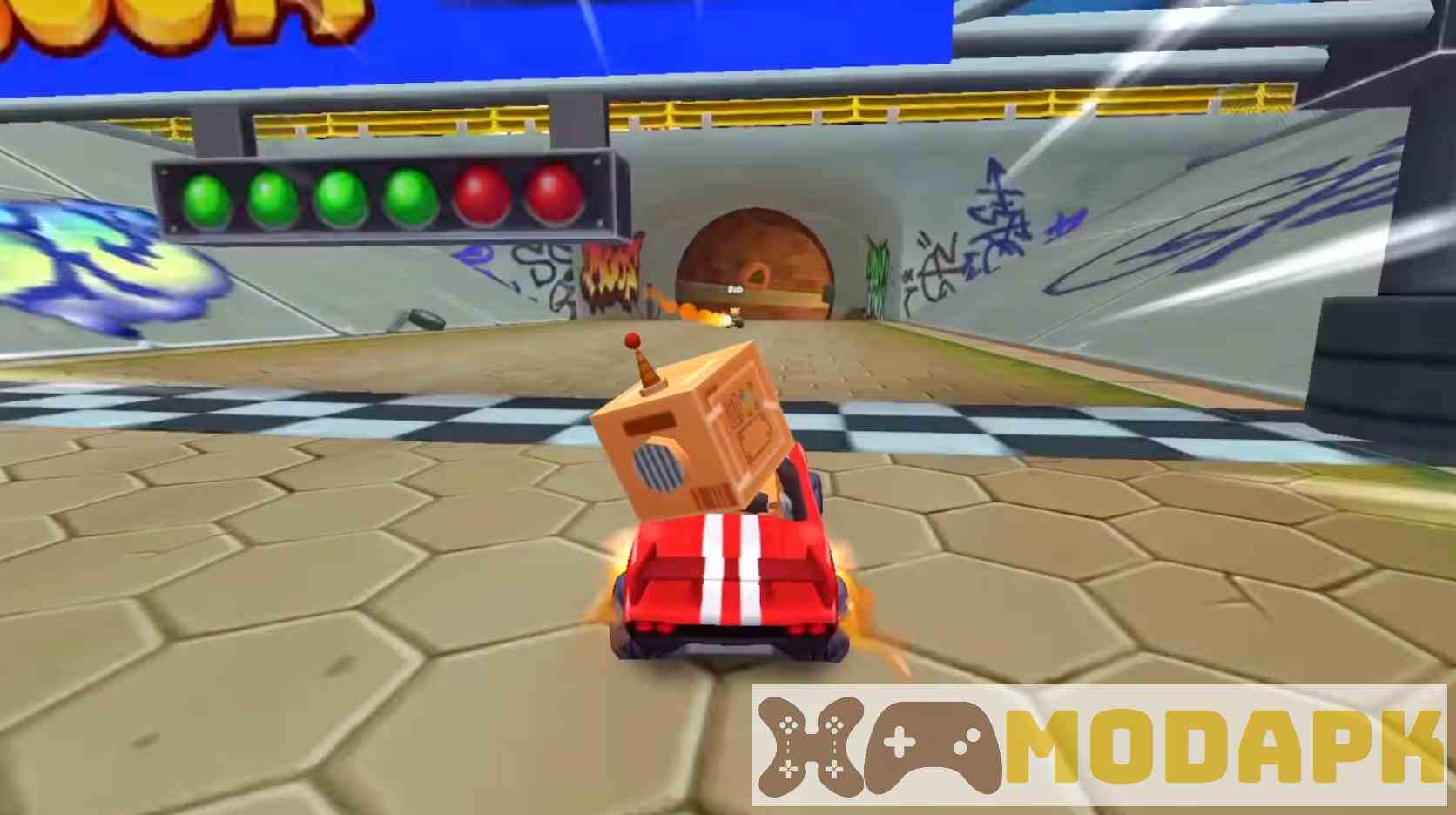 Boom Karts Multiplayer Racing APK MOD (Menu Pro, Infinite Money, Infinite Diamonds, High Speed, All Vehicles) 1.43.0