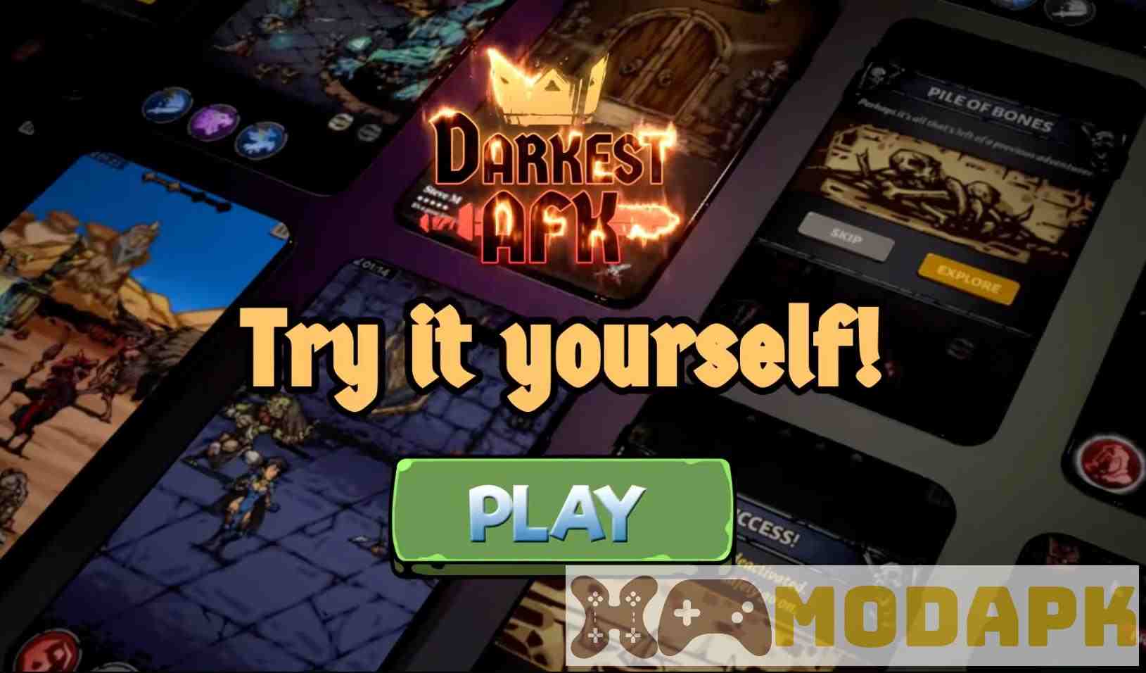 Darkest AFK MOD (Pro Menu, Unlimited Money, Learn Moves) APK 2.0.15