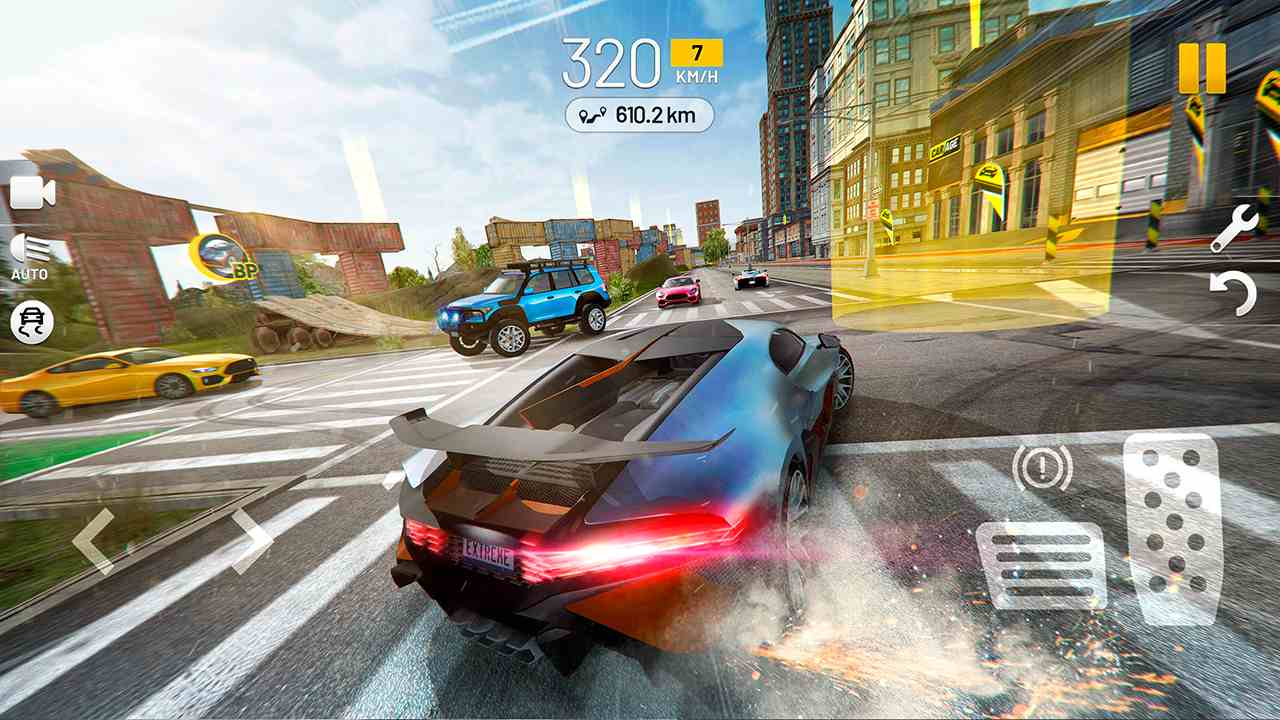 Extreme Car Driving Simulator mod apk screenshot